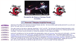 Desktop Screenshot of montrosechristmasparade.com
